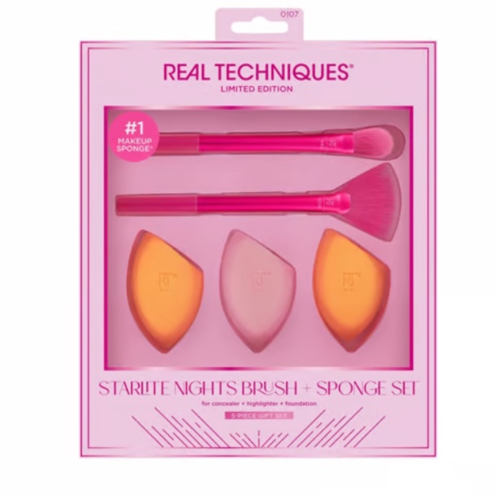 Real Techniques Limited Edition Starlite Nights Brush & Sponge Set